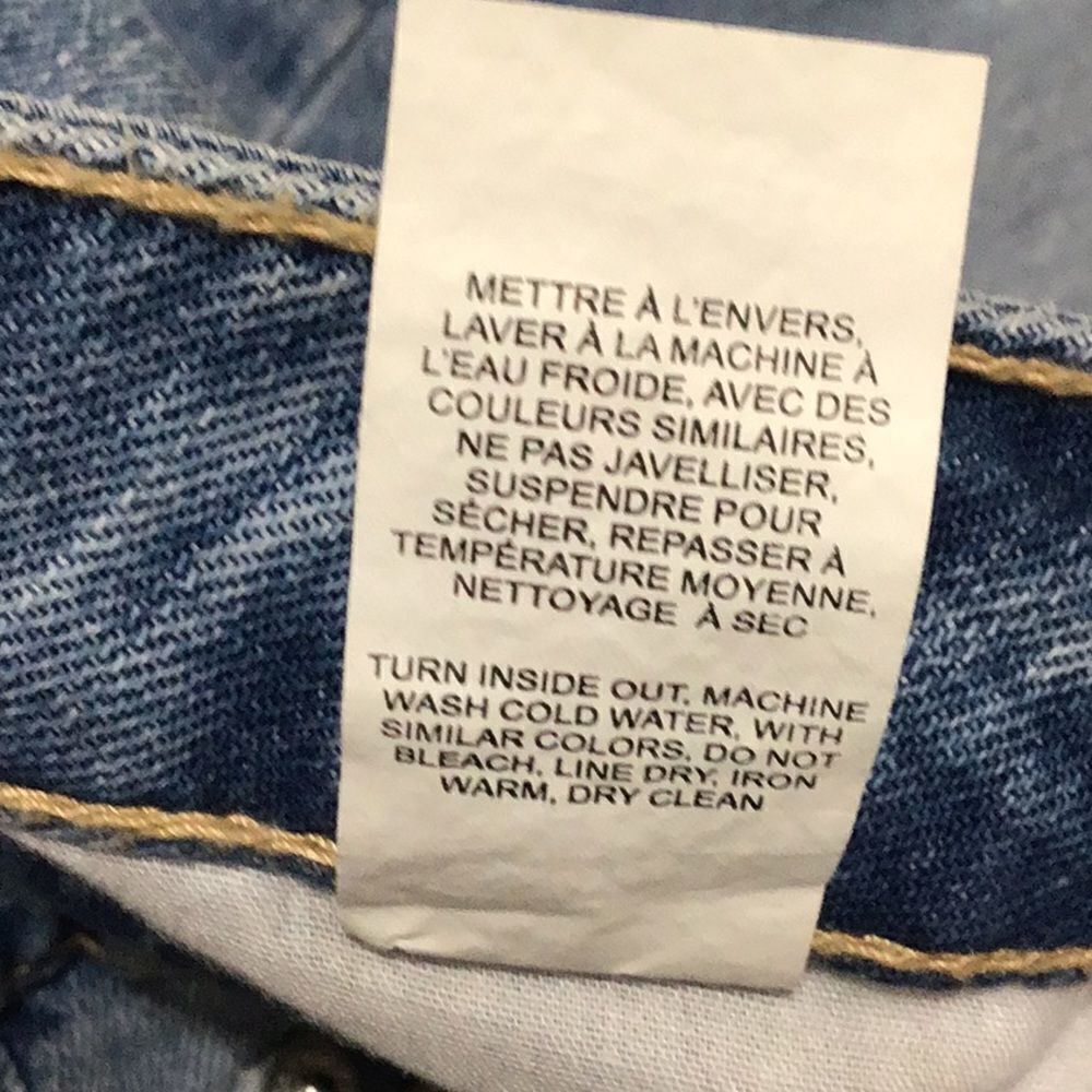 Garage Distressed MOM Straight Leg Jeans New With Tag Size 5 Junior - Picture 9 of 9